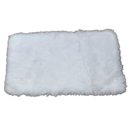 Miniature White Area Rug by Make Market®